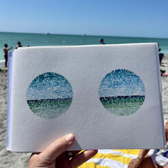 For Eleanor and Maggie, watercolor, 2024.