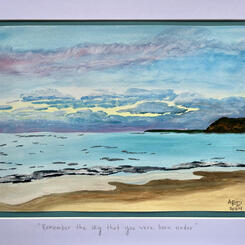 For Eleanor, watercolor, 2024.