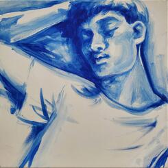 Portrait of a young boy - study