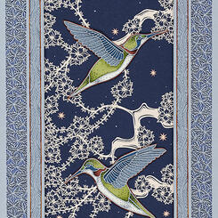 Hummingbirds with Dogwood Flowers