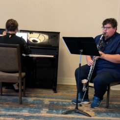 Keith Northover Rehearses Galileo Beholds the Ringed Planet