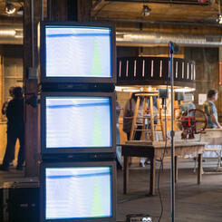 Active Listening 1, visual media changing based on the sound in the room