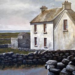 Aran islands, Acrylic, 30 by 49 inches, 2002