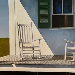 Summertime, Acrylic, 26 by 44 inches