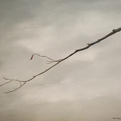 Holding on, Acrylic, 24 by 28 inches