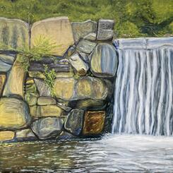 Rocks & Waterfall
