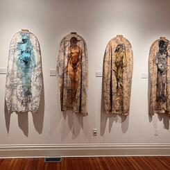 Installation at Academy Art Museum for Subversive Threads exhibit.