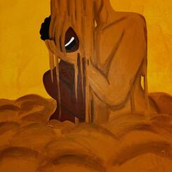 ”The drowning” acrylic painting, 2024