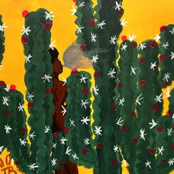  “(Good?) 1solation” Acrylic painting, 2024