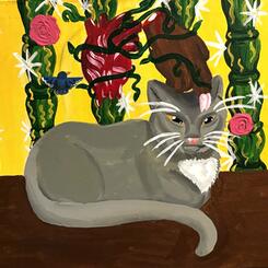  “My Eternal Shadow”acrylic painting,2021 