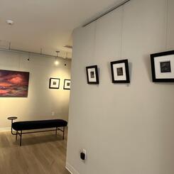 Gallery installation Site Shot: Small works - Vast, Limitless, Unbounded