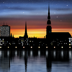 Riga at Sunrise