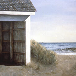 Dune break, Acrylic, 28 by 40 inches, 1997