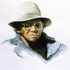 An early frost, watercolor, 16 by 18 inches, 1999