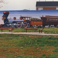 1850's Train Mural