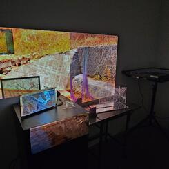 datastream (Minebank Run) installation view