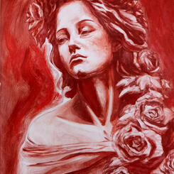 Daydreaming in Red No. 1