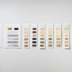 Ink and Paper Samples for New Growth (Hillyer)