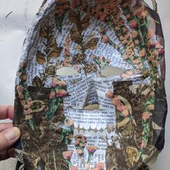 Calling a Golem made of earth, to save this Earth and all living beings- reverse view