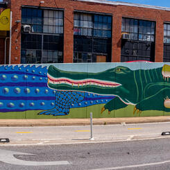 Alligator Mural