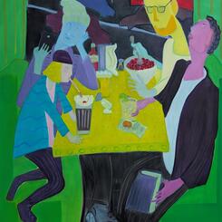 Drinks, Beans And Rice And Two Tubmans