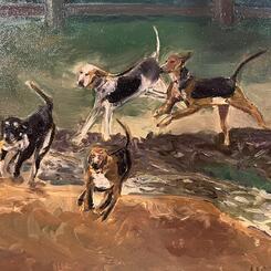 Hounds a Leaping