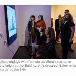 From BmoreArt's Coverage of Antoine and Me