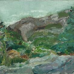 Ocean View Looking Down From a Cliff