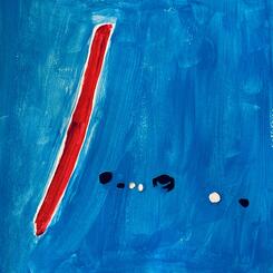“Miro Sees A Crab” (After Joan Miro’s “Bleu II”)