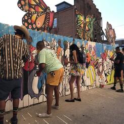 COLOROLLSTORIES CANDOMBE MURAL