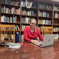 Pop-up Poetry Office at the Book Shuk at the Owings Mills JCC (March 2024)