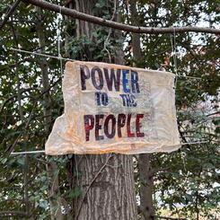 Looped Noodle Installation : Power to the People