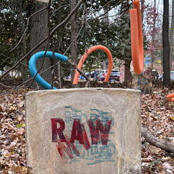 Looped Noodle Installation : Raw War