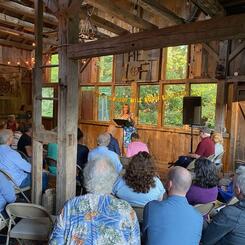 Poets of Manor Mill book launch (September 2024) - reading my poem The Honey Pot