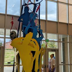 Rocket P.R.I.D.E.( front view)  with Katherine Johnson Global Academy, 2024