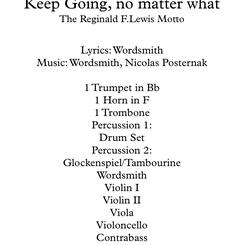 Keep Going No Matter What Cover