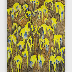 with the weight of gravity