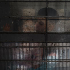 Thiago y Zamira, Centro de Recepción Eva Peron, Abasto, Argentina, 2024