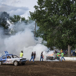 Car Fire, Belle, Missouri, 2023