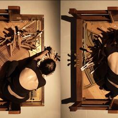 Screenshot from Reaping & Sowing, an experimental music video