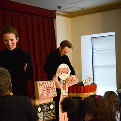 Alex and Olmsted Post-show at The National Theatre in Washington, D.C.