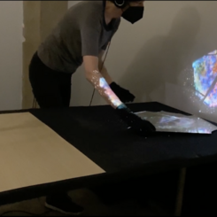 Documentation of early performance of work using mirrors 1