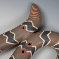 Timber Rattler Triple Flute, detail