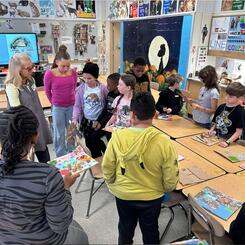 Art Talk and Critique, Chase Elementary School (Baltimore County Public Schools), Grade 4, 10/29/24