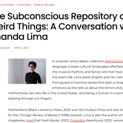 Interview with Ananda Lima
