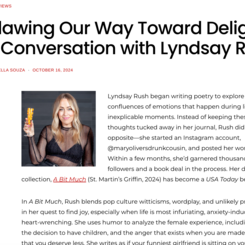 Interview with Lyndsay Rush