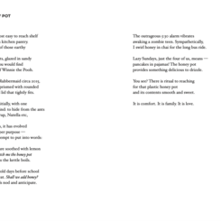 My poem The Honey Pot from the Poets of Manor Mill anthology