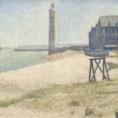 Georges Seurat - The Lighthouse at Honfleur, 1886.