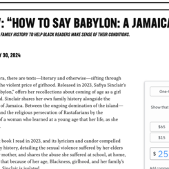 Book Review: How To Say Babylon