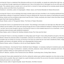 Praise & Reception for Surviving the Future